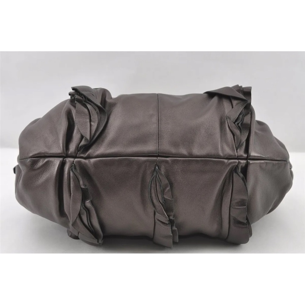 PRADA NAPA LEATHER HOBO SHOULDER BAG - Picture 7 of 16
